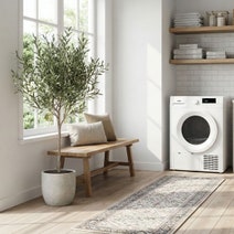 Mykin 6kg Front Load Washer & 8kg Heat Pump Dryer White Package (Not Stackable) MFLW600WMHPD800W hero image
