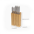 Joseph Joseph Elevate Steel Knives Bamboo 5-piece Knife Block Set 10564 image NaN