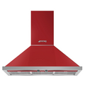 Smeg 90cm Portofino Canopy Rangehood KPFA9RD