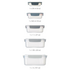 Joseph Joseph Nest Lock Multi Size Container Set Editions Blue 81105 image NaN