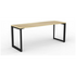 OLG Anvil Straightline Desk 1800x600 New Oak Worktop with Black Frame OG_ANBSD186_NO image NaN