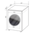 Artusi 8kg/4kg Washer Dryer Combo AWD845W image NaN