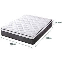 Zinus Queen Mattress Support iCoil Pocket Spring Eurotop AU-MSSBOPZC-12Q hero image