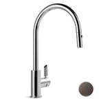 Brodware City Plus Gooseneck Pull out Spray Kitchen Mixer Tap Bronze 1970804361 hero image