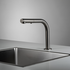 Rogerseller Eccentric Hob Sink Mixer and Outlet with Pull Out Spray - Graphite 360600405205 image NaN