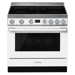 Smeg 90cm Portofino Freestanding Electric Oven/Stove CPF9IPWH  hero image