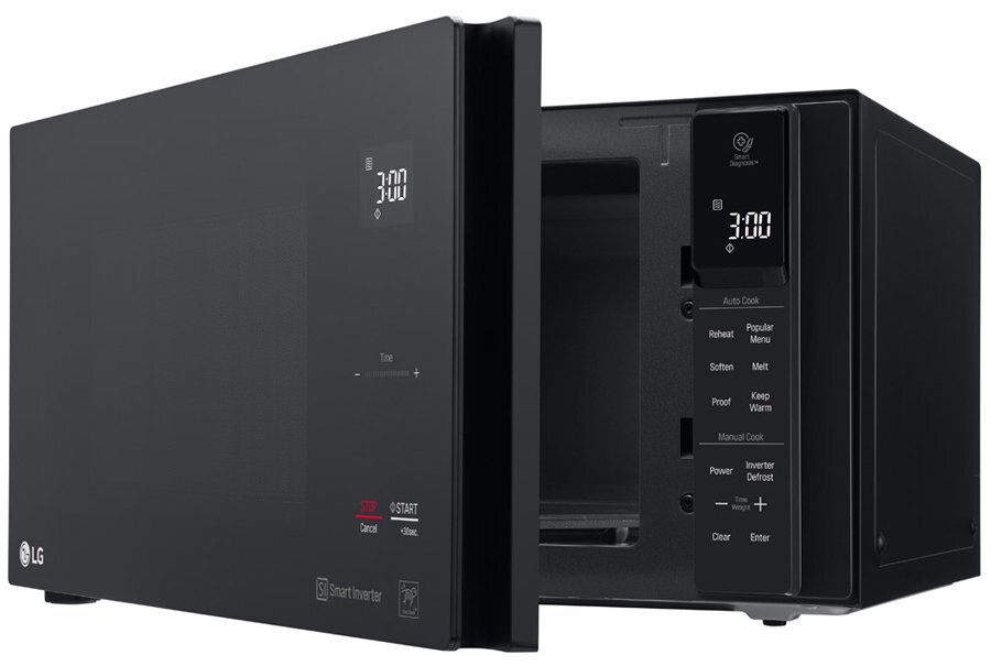Lg neochef 25l 1000w inverter black microwave clearance ms2596ob
