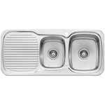 Oliveri LL137 Lakeland 1 and 3/4 Bowl Left Hand Drainer Sink hero image