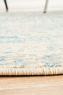 Rug Culture Evoke Large White Blue Rug 240X240CM - EVO-253-WBLU-240X240 hero image