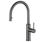 Titan Essentials Lite Gooseneck Pull Out Kitchen Mixer Tap Gunmetal TTGMXP hero image