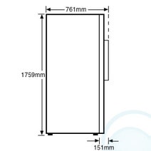 Bosch KAN62V40AU 678L Side By Side Fridge hero image