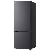 LG 335L Bottom Mount Refrigerator Matte Black GB-B300MBL hero image