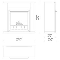 Planika LINC Lincoln Bio Ethanol Freestanding Fireplace hero image