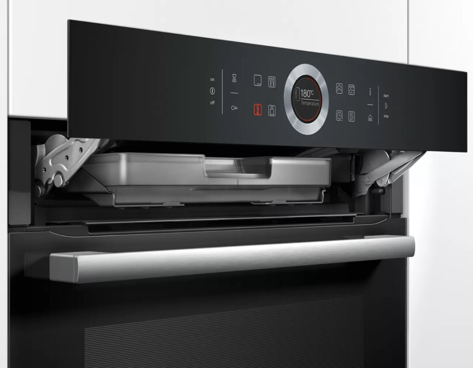 Bosch Serie 8 60cm Built In Oven with Steam Function HRG6753B1A