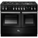 Falcon 100cm Professional FX Freestanding Dual Fuel Oven/Stove Black and Chrome PROPL100FXDFGB-CH hero image