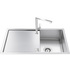Smeg LR861 Single Bowl Reversible Drainer Sink image NaN