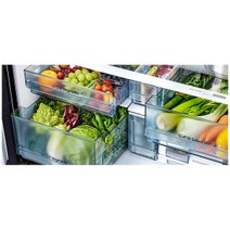 Hitachi 569L French Door Refrigerator Black Glass Finish RWB640VT0-1GBK hero image