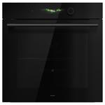 ASKO 60cm Craft Glass Pyrolytic Built-in Oven Black Glass OTP56BGHAU hero image
