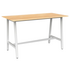 OLG Leaner Table 1800x900 New Oak Worktop with White Frame OG_TRESTAB189W_NO image NaN