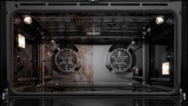 Fisher & Paykel 90cm Series 9 Classic Style Freestanding Dual Fuel Pyrolytic Oven Black OR90SCG6B1 hero image
