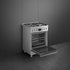 Smeg 60cm Classic Freestanding Gas Cooker - Stainless Steel CS6GMXA2 image NaN