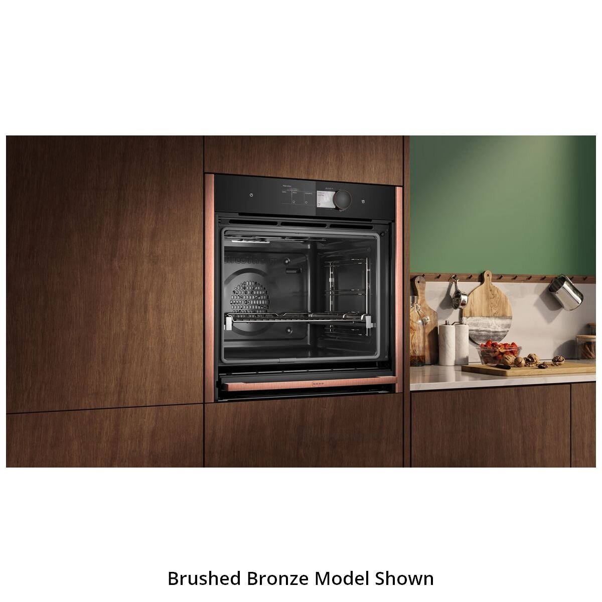 NEFF 60cm Pyrolytic Slide & Hide Oven with Added Steam Anthracite Grey B69VY7MY0A-AG hero image