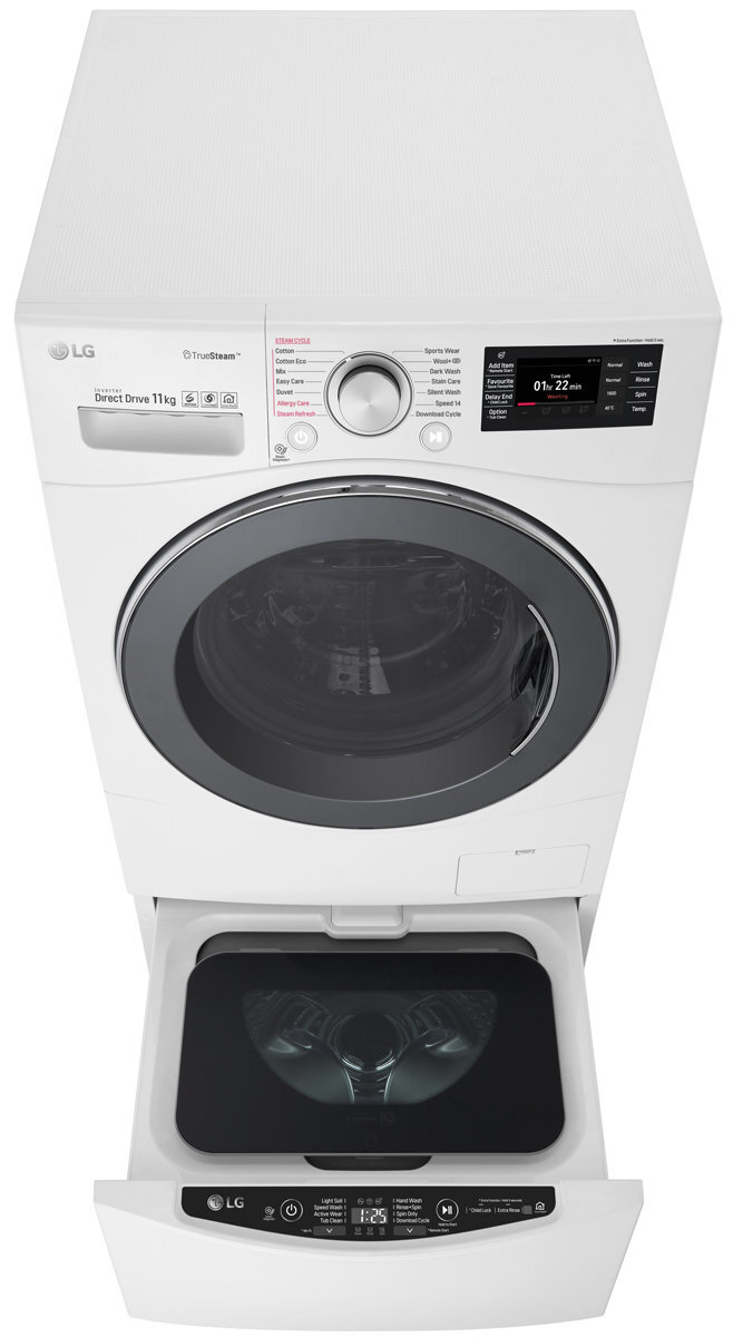 LG TWIN171611C 11kg Front Load Washing Machine with 2.0kg Mini Washer hero image