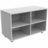 OLG Axis Double Bookcase Caddy Mobile Bookcase 993 x 640 White OG_AXFCMB_W image NaN