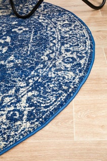 Rug Culture Evoke Large Navy Rug 240X240CM - EVO-252-NAVY-240X240 hero image