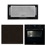 Artusi 60cm Pack, Electric Oven, Ceramic Cooktop, Undermount Rangehood AO676BPK1 hero image