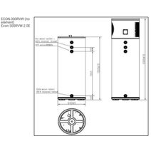Econova 290L All in One Heat Pump Hot Water System Obsidian Grey ECON-300RVW hero image