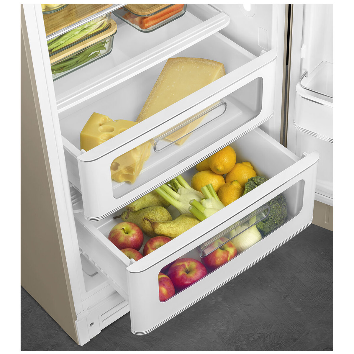 Smeg FAB28 50s Style 270L Retro Refrigerator Perfectly Pale FAB28RDPP5 hero image
