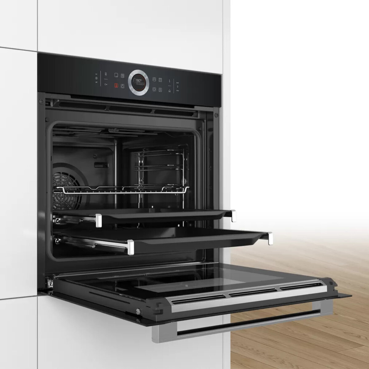Bosch Serie 8 60cm Built In Oven with Steam Function HRG6753B1A