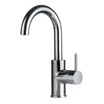 Rogerseller Tonic Gooseneck Basin Mixer - Chrome 3606013601 hero image