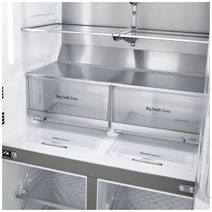LG 637L French Door Fridge with Ice Maker & Water Dispenser GF-D706MBL hero image