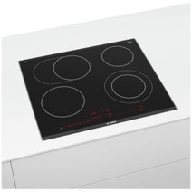 Bosch 60cm Series 8 Ceramic Cooktop Black PKN675DB1A hero image