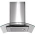 Euromaid 60cm Stainless Steel with Curve Glass Canopy Rangehood RGT6  image NaN