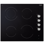 De'Longhi 60cm Four Zone Black Glass Ceramic Cooktop PVC61SK hero image