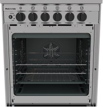Glem 53cm Natural Gas Oven & Cooktop Freestanding Oven with Electric Grill Stainless Steel GB534GG hero image