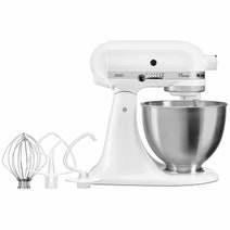 KitchenAid KSM45 Classic Stand Mixer White 5KSM45AWH hero image
