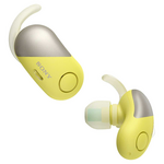Sony WFSP700NY Wireless Noise Cancelling Bluetooth In Ear Headphones Yellow hero image