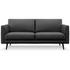 Natuzzi Editions Destrezza Black Leather Sofa SOFAC22310BU image NaN