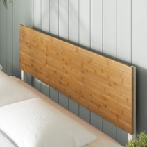 Zinus Figari Double Metal and Bamboo Bed Frame With Adjustable Headboard White AU-FBOBH2-39D hero image