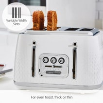 Morphy Richards Verve White 4 Slice Toaster 243012 hero image
