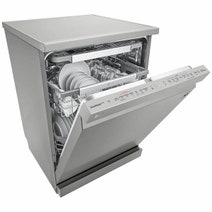 LG 60cm 15 Place QuadWash Dishwasher in Platinum Steel Finish with TrueSteam XD3A25PS hero image