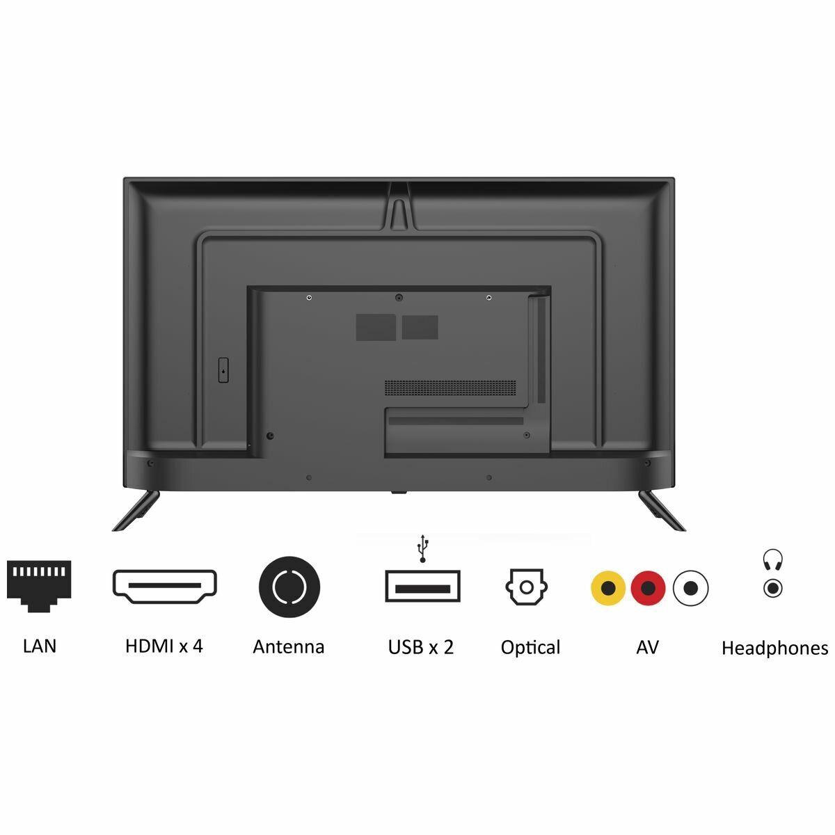 JVC 43 Inch 4K UHD Smart Android LED TV AV-H437115A11 hero image