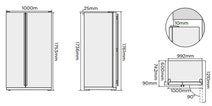 Westinghouse WSE7000WF 700L Side By Side Fridge hero image