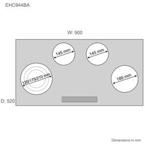 Electrolux EHC944BA 90cm Ceramic Cooktop hero image