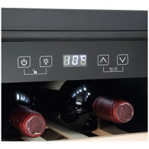 Cantina 20 Bottle Single Zone Wine Cabinet Black CCWIS20B hero image