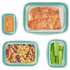 OXO Four Piece Smart Seal Glass Rectangular Container Set 48584 image NaN